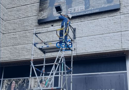 Mantenimiento de trabajo en alturas